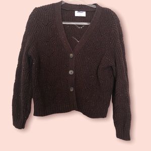 Old Navy Brown Cardigan Sweater